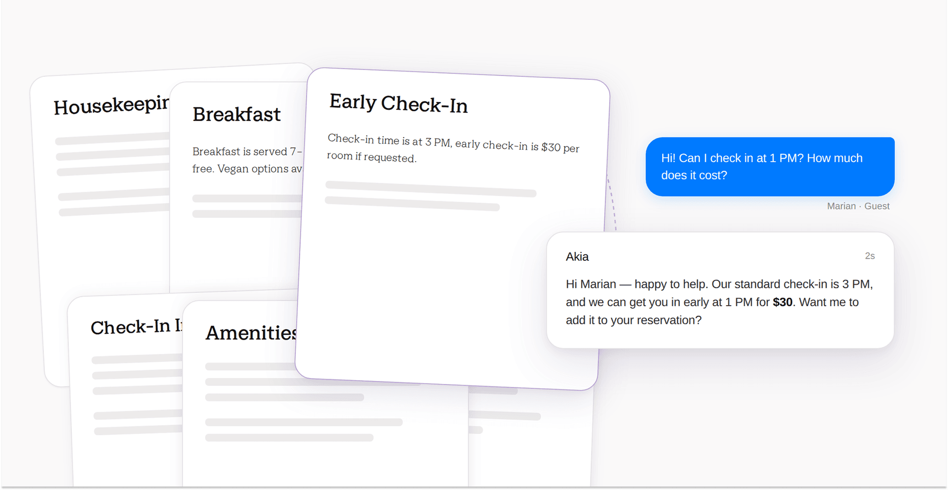 Two things that make Akia work: Knowledge Base and Skills