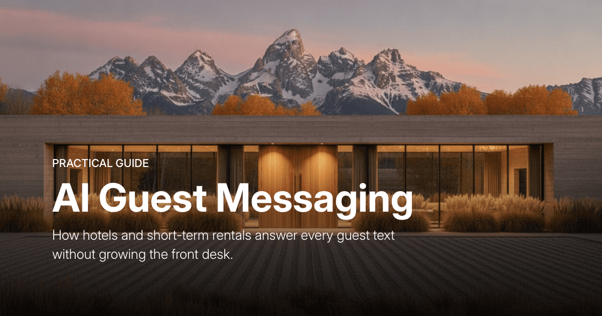 Hotel Text Messaging: How to Automate Guest SMS