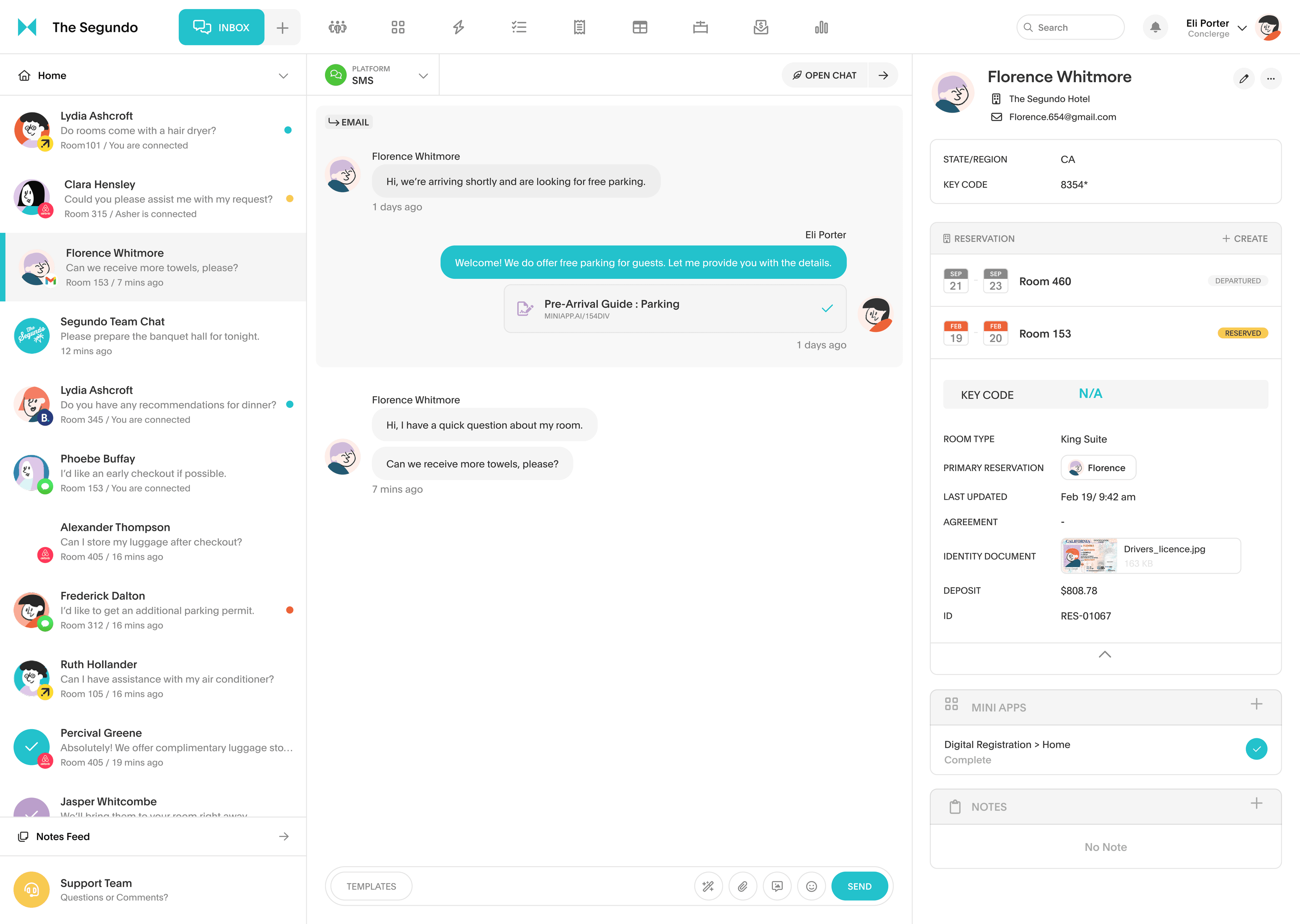 Akia unified inbox interface